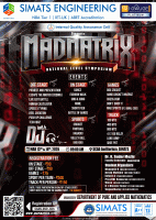 MADMATRIX'26 National Level Technical Symposium Poster